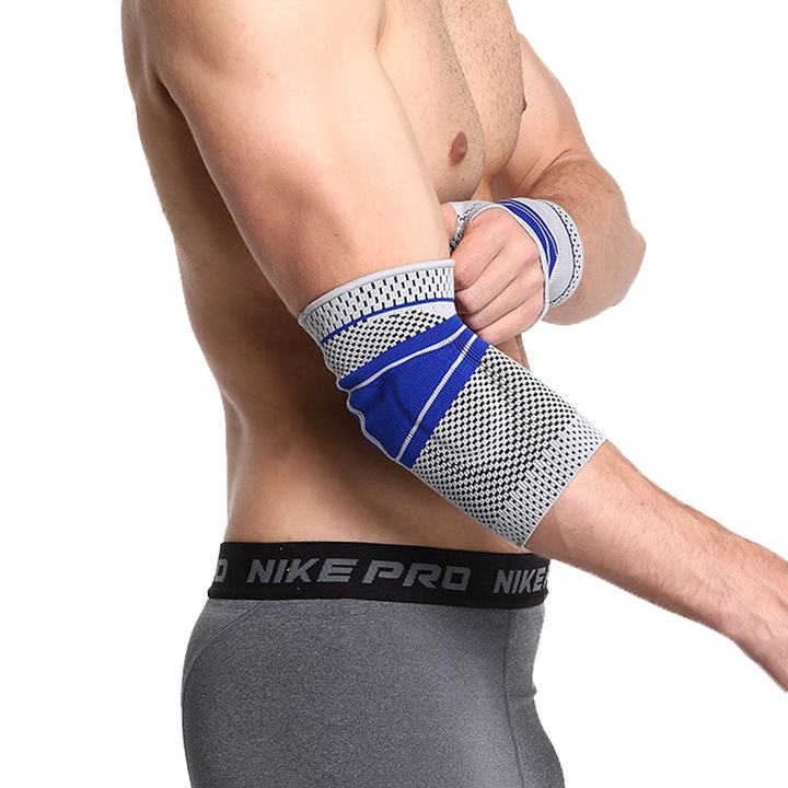 Elbow Support Elastic Gym Sport Elbow Protective Pad Absorb Sweat Sport Arm Sleeve Industrial Exporter Factory