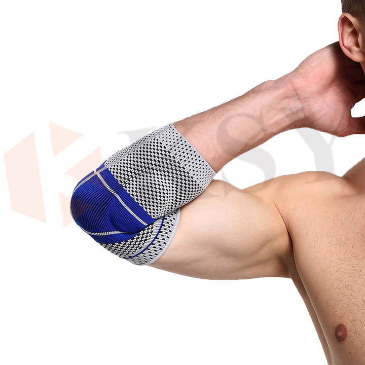 Elbow Support Elastic Gym Sport Elbow Protective Pad Absorb Sweat Sport Arm Sleeve Industrial Exporter Factory