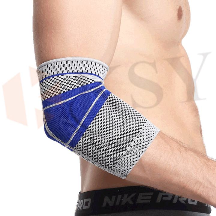 Elbow Support Elastic Gym Sport Elbow Protective Pad Absorb Sweat Sport Arm Sleeve Industrial Exporter Factory