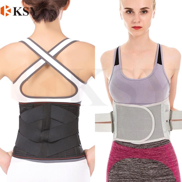 Ergonomic Design and Breathable Material Lumbosacral Back Brace Lumbar Support Belt