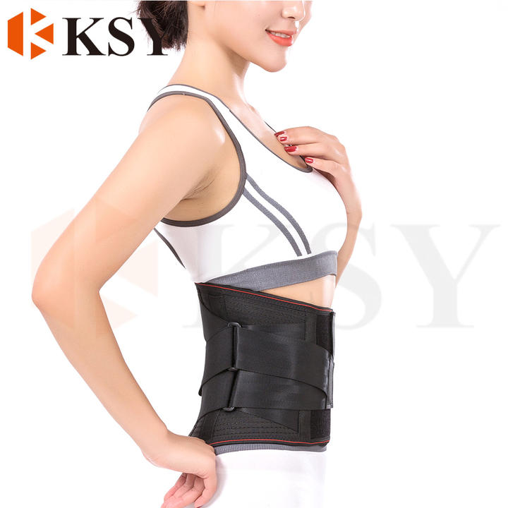 Ergonomic Design and Breathable Material Lumbosacral Back Brace Lumbar Support Belt