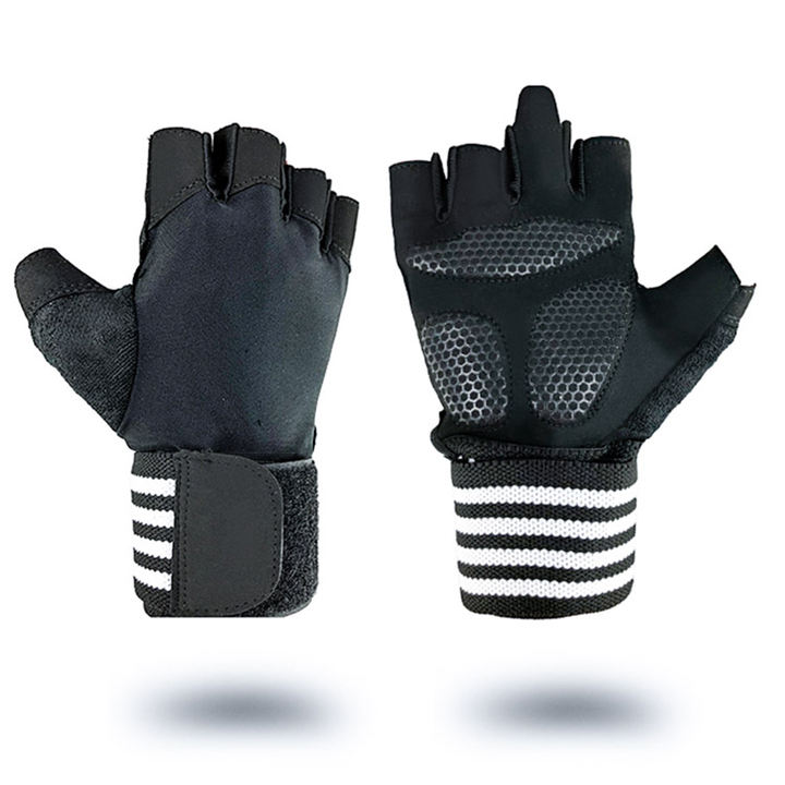 Exercise hand support Exercise cycling half-finger Weightlifting with extended wrist guards Breathable cycling hand support OEM Manufacturer