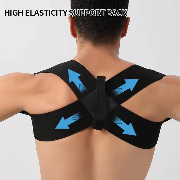 Exercise shoulder strap Lift chest straight back correction strap Open shoulder training aid strap gym training strap China-based Manufacturer