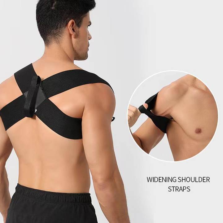 Exercise shoulder strap Lift chest straight back correction strap Open shoulder training aid strap gym training strap China-based Manufacturer