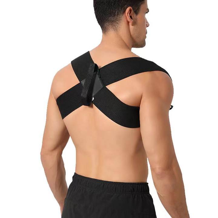 Exercise shoulder strap Lift chest straight back correction strap Open shoulder training aid strap gym training strap China-based Manufacturer