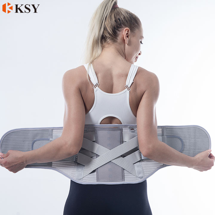 Factory Direct Supply Lumbar Waist Protector Support Lower Back Brace with Removable Pads Direct Supplier Pricing
