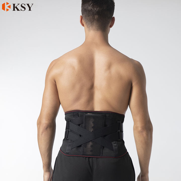 Factory Direct Supply Lumbar Waist Protector Support Lower Back Brace with Removable Pads Direct Supplier Pricing