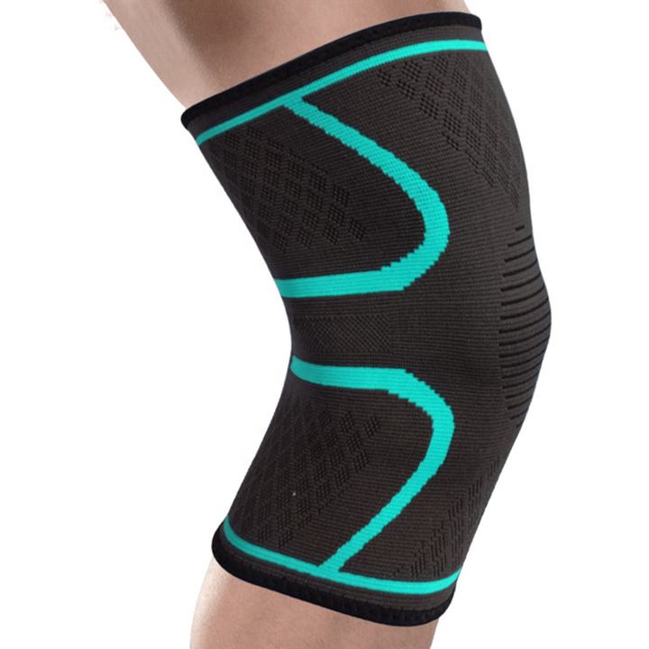 Factory Price 2019 Spandex Polyester Knee Sleeve for Men Women Sport Gym Biking Compress Basketball High-Volume Manufacturing