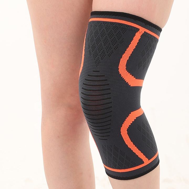 Factory Price 2019 Spandex Polyester Knee Sleeve for Men Women Sport Gym Biking Compress Basketball High-Volume Manufacturing