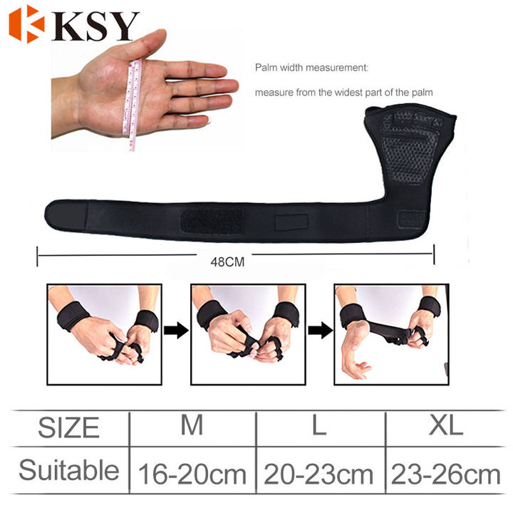 Factory Price Weightlifting Gloves Full Palm Protection for Pull-up Sport Fitness Weightlifting Wholesale Manufacturer