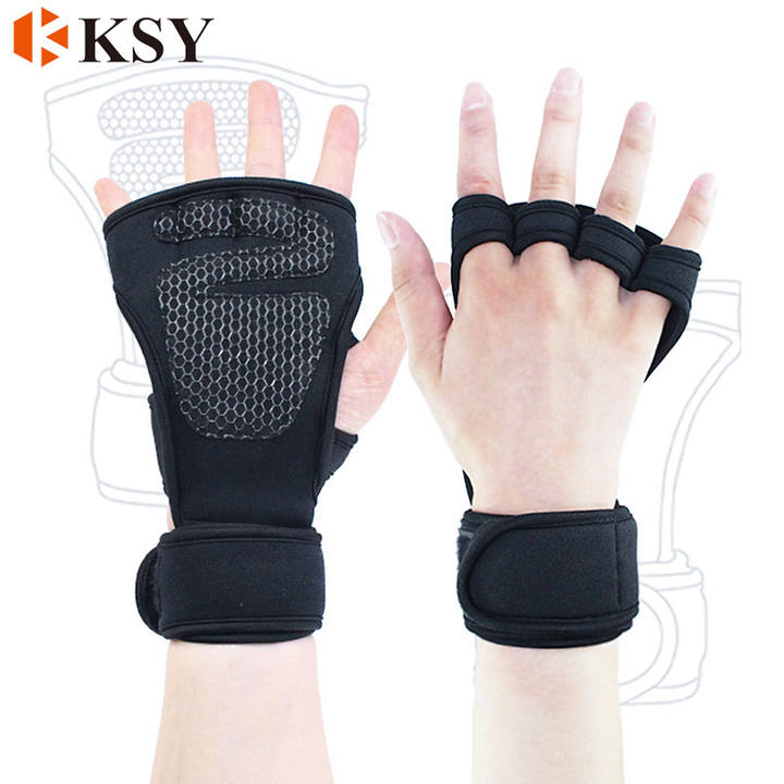 Factory Price Weightlifting Gloves Full Palm Protection for Pull-up Sport Fitness Weightlifting Wholesale Manufacturer