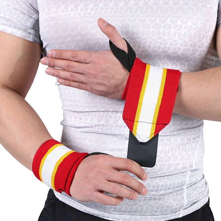 Factory Price Wristband Wrist Support Weight Lifting Gym Training Wrist Support Brace Straps Wraps Powerlifting Competitive Manufacturing Pricing