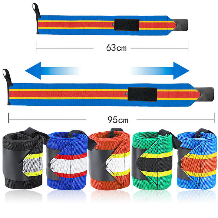 Factory Price Wristband Wrist Support Weight Lifting Gym Training Wrist Support Brace Straps Wraps Powerlifting Competitive Manufacturing Pricing