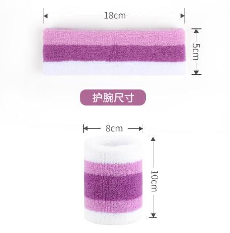 Fashion Sports Headband and Wristband Towel Set Sweatband Cotton Wrist Band Bracers for Women Men Cycling Gym Basketball Tennis Rapid Production Solutions Manufacturer