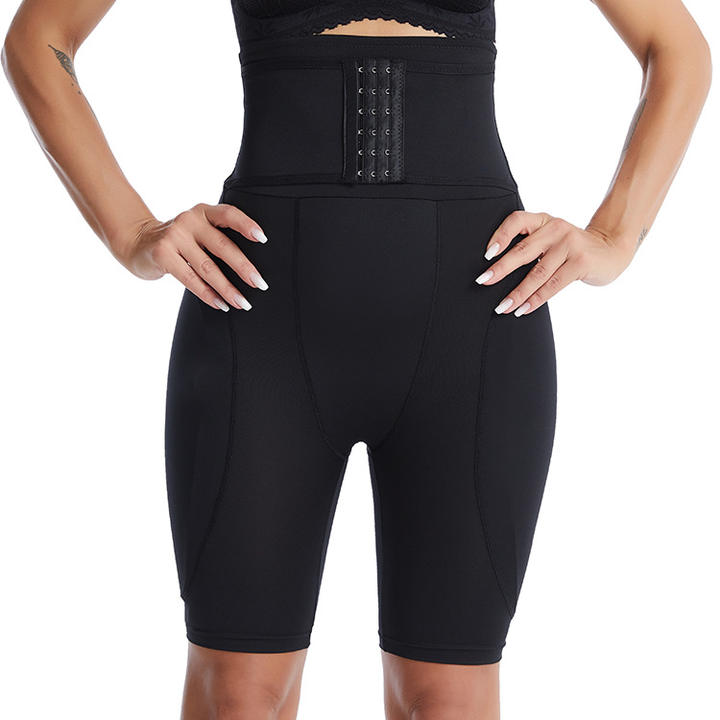 Female Sculpture High Waist Pants Buckle Tight Beauty Pants Sponge Cushion Firming Hips Firming Crotch Underpants Product Manufacturing