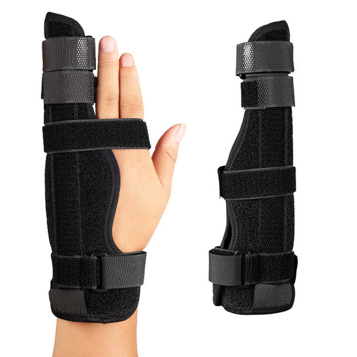 Finger Fixed Bracket with Aluminum Bar Finger brace Anti-sprain Misplacement Breathable Finger Protection