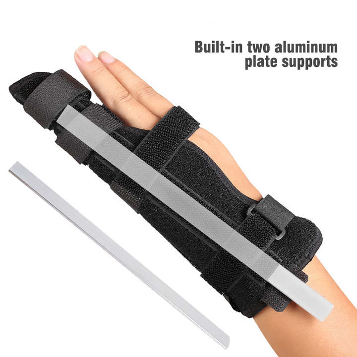 Finger Fixed Bracket with Aluminum Bar Finger brace Anti-sprain Misplacement Breathable Finger Protection