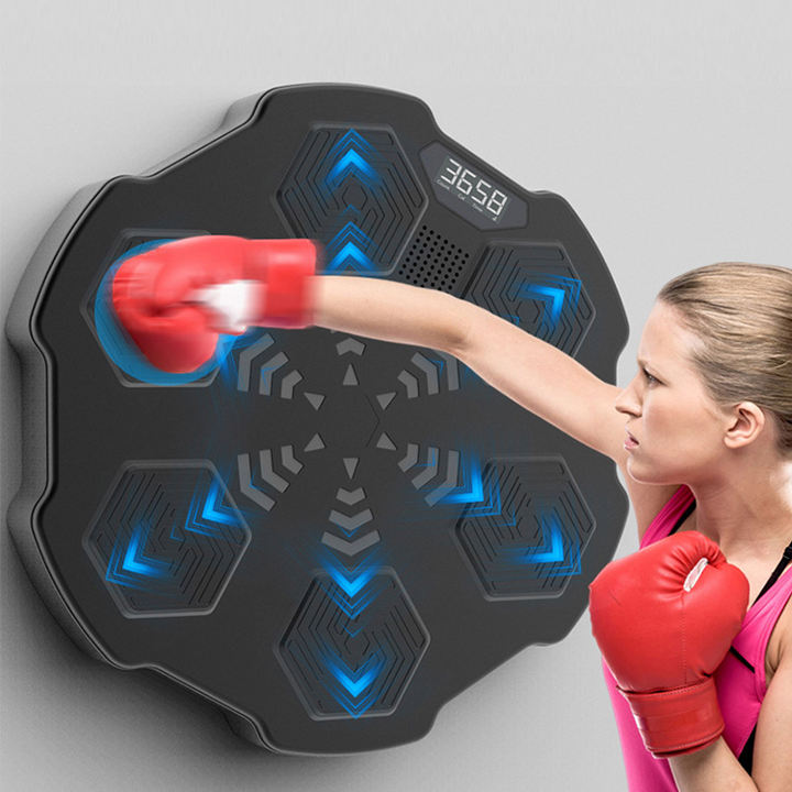 Fitness Adult and Children Home Training Dynamic Target Wall Smart Music Boxing Machine Wall Target Boxing Trainer for Home Use