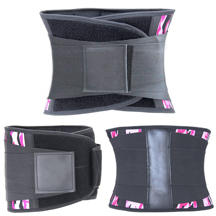 Fitness Camouflage Color Back support  Adjustable Waist trainer support brace for men and women China Supplier