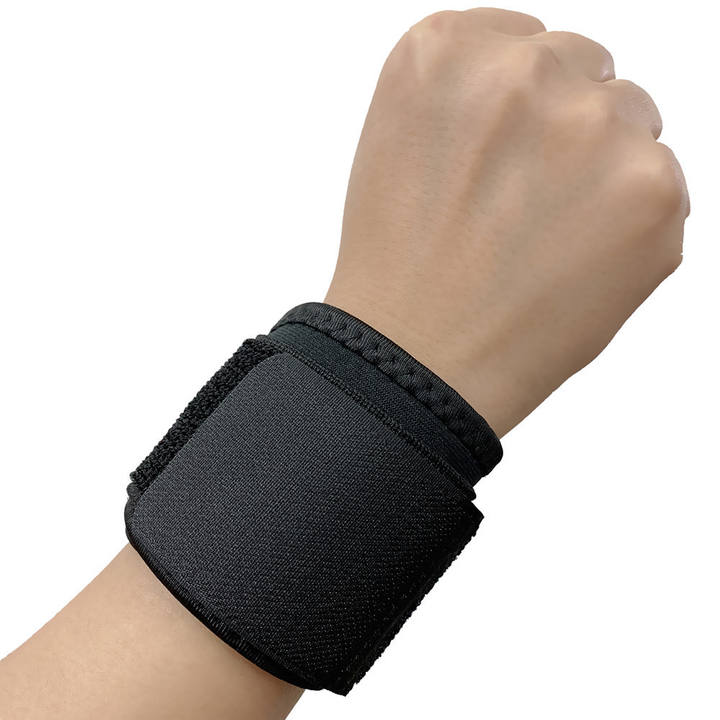 Fitness Exercise Wrist Protector Pressure Bandage Bar Dumbbell Weightlifting Wrist Assist Strap Badminton Protective Equipment Mass Production Wholesale