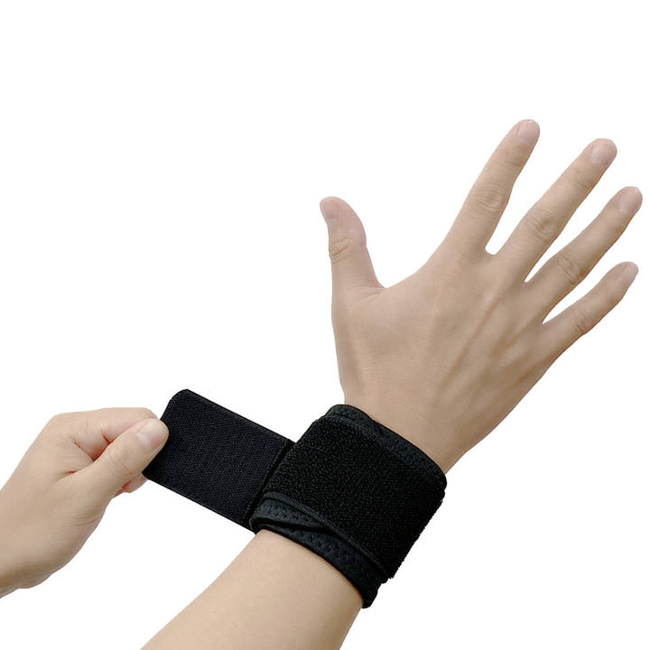Fitness Exercise Wrist Protector Pressure Bandage Bar Dumbbell Weightlifting Wrist Assist Strap Badminton Protective Equipment Mass Production Wholesale