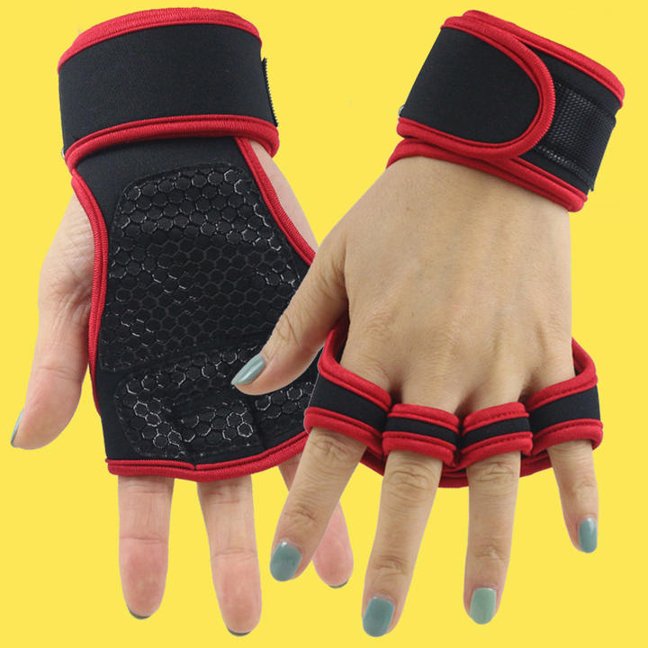 Fitness Fishing Cycling Gloves Half Finger Gloves Anti-Slip Anti-sweat Gym  Outdoor Summer UV Protection Gloves