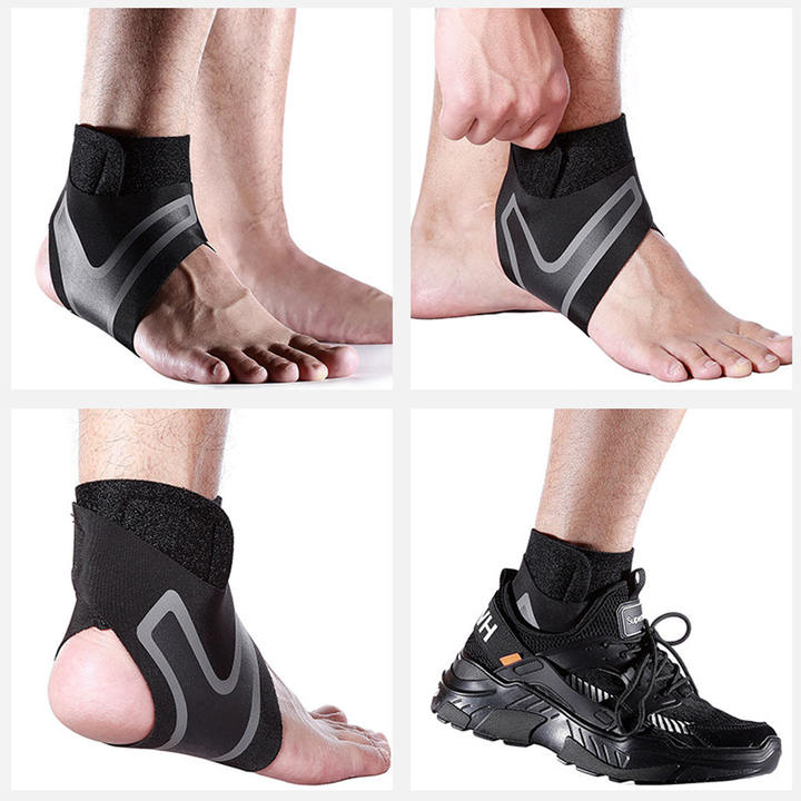 Fitness Sports Ankle Brace Gym Elastic Ankle Support Gear Foot Weights Wraps Protector Legs Power Weightlifting