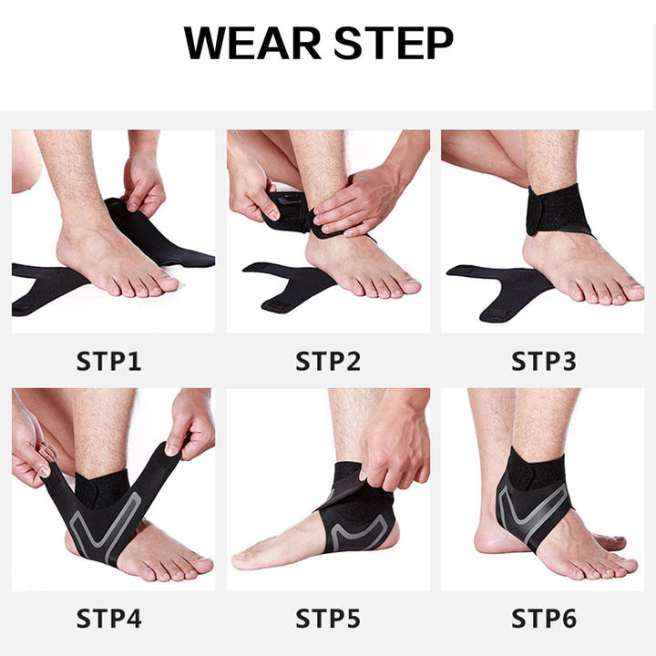 Fitness Sports Ankle Brace Gym Elastic Ankle Support Gear Foot Weights Wraps Protector Legs Power Weightlifting