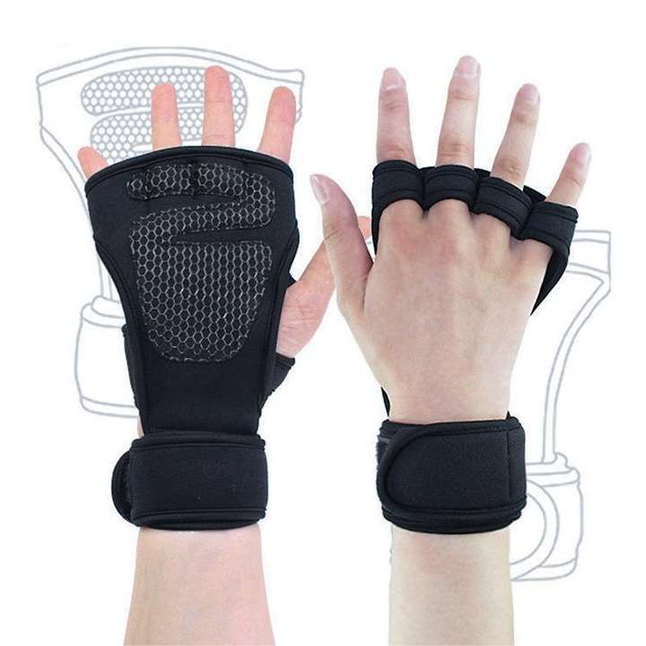 Fitness gloves Diving materials honeycomb silicone non-slip cycling gloves