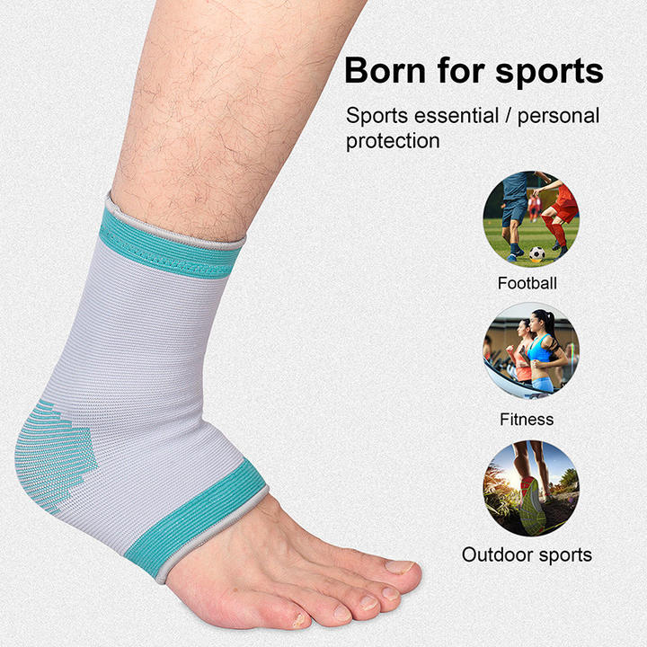 Fitness knitted compression elastic ankle guard Adjustable ankle guard Basketball football sprain ankle guard