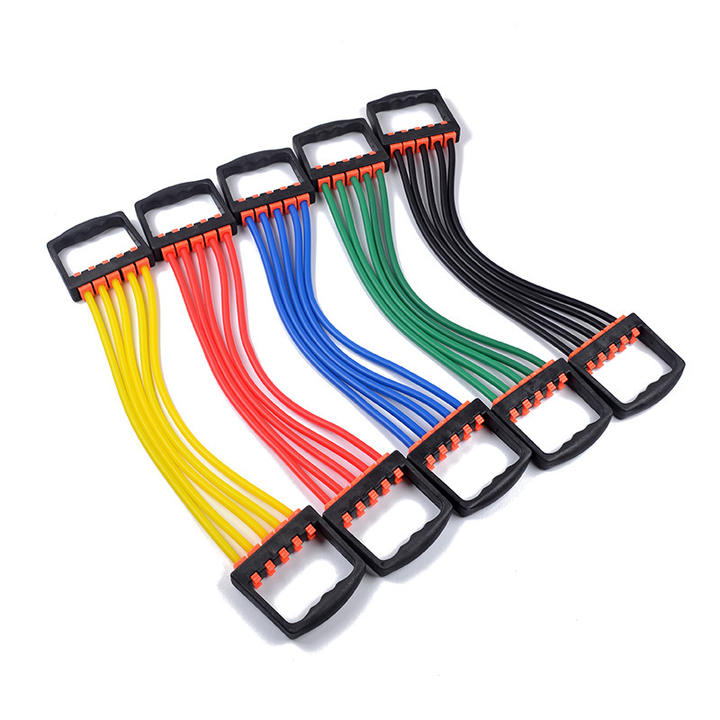 Five tube pull yoga fitness pull rope home beauty back chest stretching device detachable pull belt Manufacturing Services Solutions