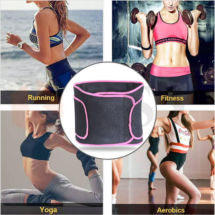 Free sample unisex sports breathable waist trimmers neoprene lower back brace waist trainer lumbar support belt