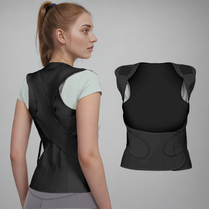 Fully Adjustable Spinal Brace Comfortable Effective Upper Back Brace Posture Corrector Back Orthopedic Straps for Men and Women Bulk Supply