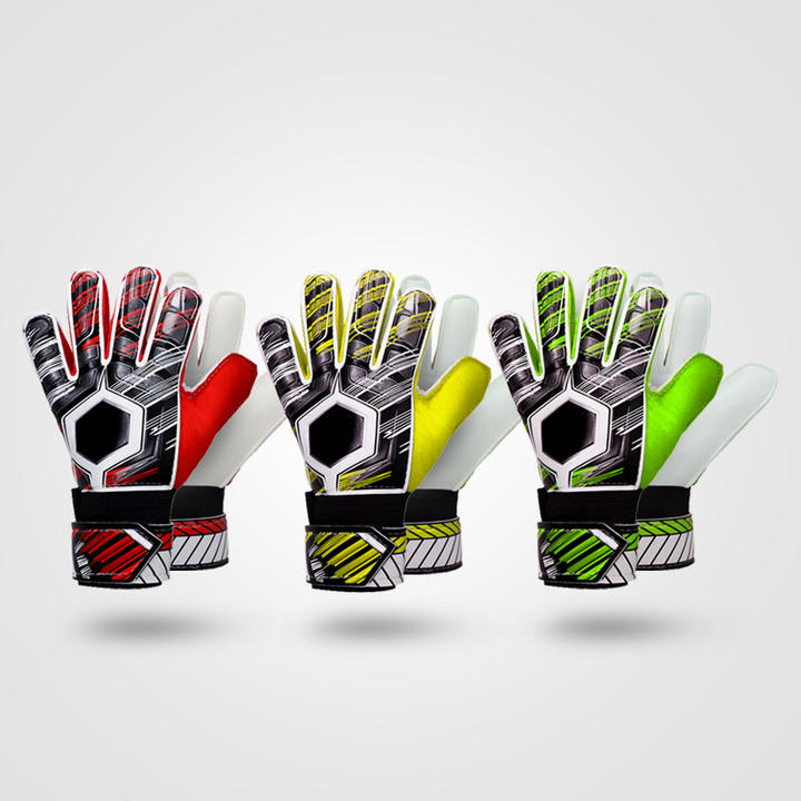 Goalie gloves Children adult anti-collision non-slip goalie gloves Breathable belt finger guard latex gloves Export-Oriented Factory