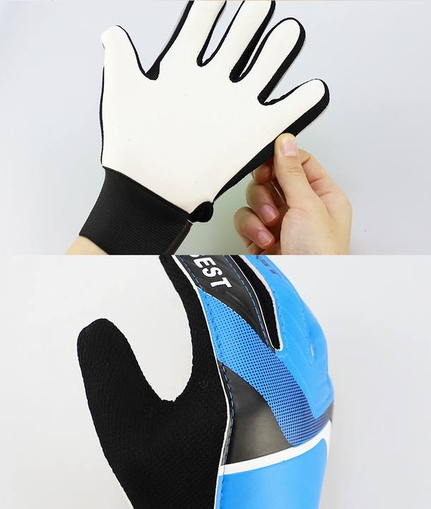 Goalkeeper fingers and palms protector gloves for Pupil  Youth Children Used   football goalkeeper's gloves China Wholesale Factory Outlet
