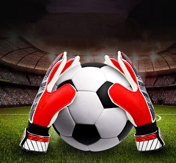 Goalkeeper gloves with fingertips adult children goalkeeper gloves thick latex slippery football training Custom Manufacturing Custom Solutions
