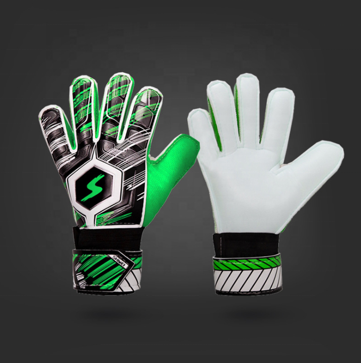 Goalkeeper gloves with fingertips adult children goalkeeper gloves thick latex slippery football training Custom Manufacturing Custom Solutions