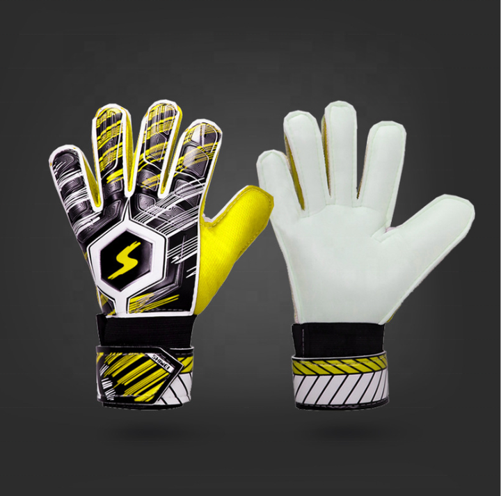 Goalkeeper gloves with fingertips adult children goalkeeper gloves thick latex slippery football training Custom Manufacturing Custom Solutions