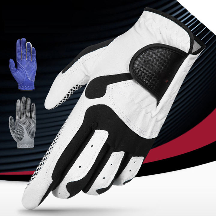 Golf gloves Sports men's gloves Microfiber cloth single non-slip professional full finger gloves China Factory Direct