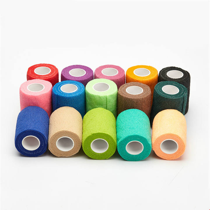 Grip Wrap Disposable Nonwoven Self Adhesive Elastic Bandage Finger Wrist Protection Tape Tattoo