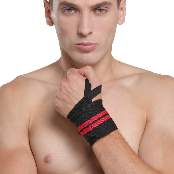 Gym Bodybuilding Weight Lifting Wristbands Elastic Breathable Sport Fitness Wrist Wrap Band Wholesale Factory Customization