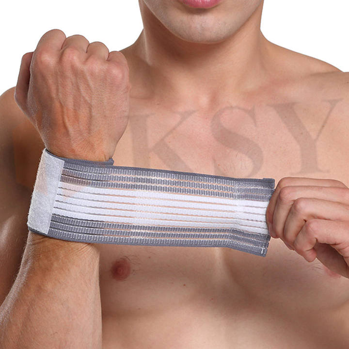 Gym Fitness Elastic Wrist Band Strap weight lift Wrist Support Wraps Bandage Wholesale Supplier