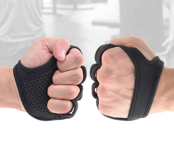 Gym Fitness Gloves Hand Protector Men Women Bodybuilding Workout Power Weight Lifting Training Gloves Dumbbell Grips Pads