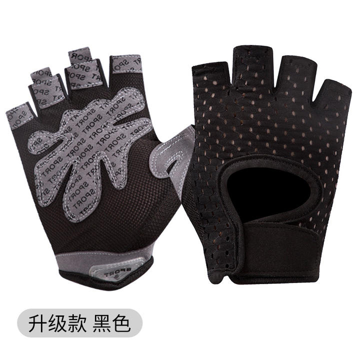 Gym Gloves Breathable Training Gloves With Microfiber Fabric No Slip Silicone Fitness Gloves For Weightlifting Pull Ups Cycling