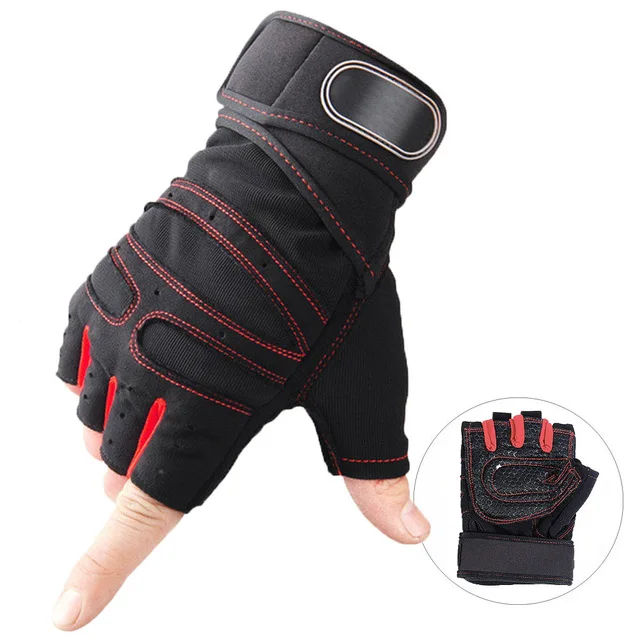 Gym Gloves Heavyweight Sports Exercise Weight Lifting Gloves Half Finger Body Building Training Sport Workout Gloves for Unisex Product Manufacturing