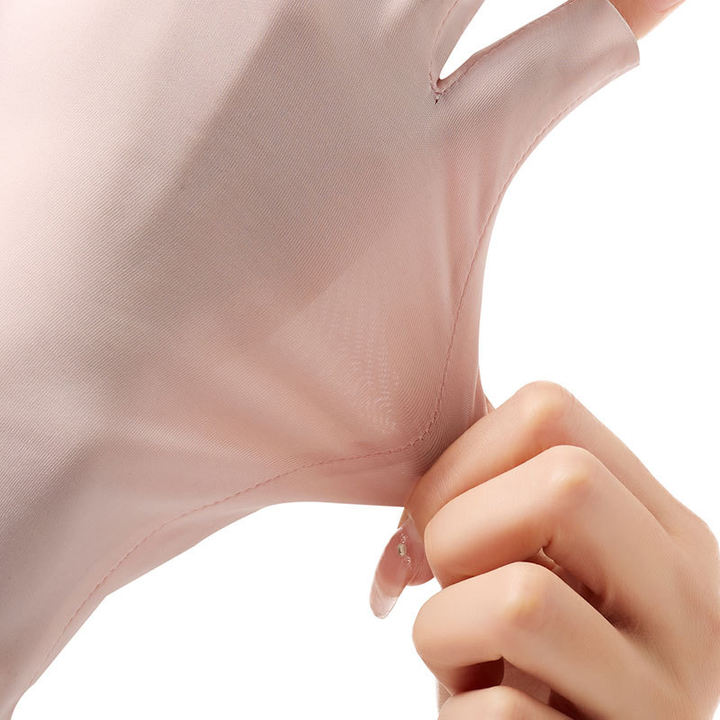 Half Fingers Gloves Anti Uv Radiation Protection Gloves Thin Fingerless Mitten Outdoor Driving Sunscreen Mittens Contract Manufacturing Trade