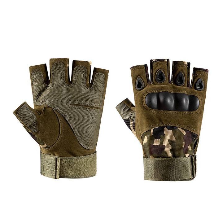 Half finger gloves for men's outdoor cycling anti slip and wear-resistant sports mountain climbing fitness Training gloves Overseas Manufacturing Manufacturer
