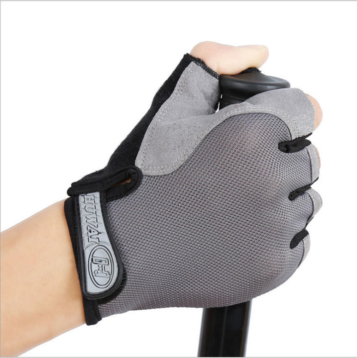 Half finger gloves sports sunscreen bicycle summer silicone cycling men's and women's fitness gloves Customized Manufacturing Solutions