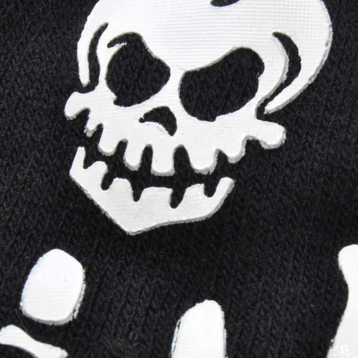 Halloween Horror Claw   Bone Skeleton Goth Anti Skid Rubber Non Slip Racing Riding Cycling Touch Screen Sports Winter Gloves Wholesale Factory Customization