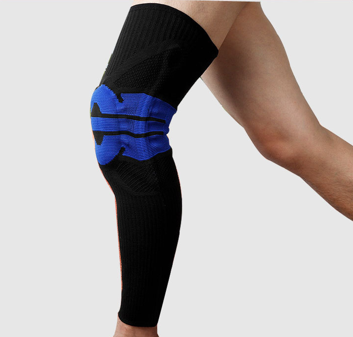 High Elastic 3D Knitting Gradient Decompression Knee Pads Larger Silica Gel Knee Sleeves Patella Protector for Sports Factory Authorized Wholesale Sourcing